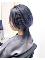 ワク 藤沢店(waku)&nbsp;ハイライト　ブルー　ブリーチ