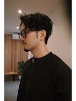 ブラウン バイ イフ 福島(BROWN by if)&nbsp;センターパート＋スパイラルパーマ