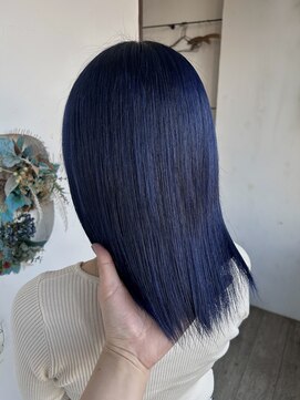 シーン(hair design SCENE) ネイビーブルー