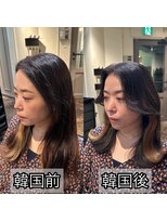 エノア 東京(ENORE)&nbsp;縮毛矯正でつくる韓国風くびれヘア