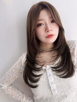 モナ 髪質改善(MONA) 【MONA】ロングレイヤー/ワンカール/ナチュラルブラウン【栄駅】