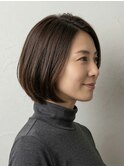 清潔感抜群！30代40代に贈る大人可愛いショートボブ