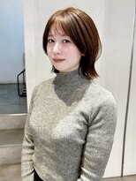 ゼスト ジグ(ZEST ZIGU) くびれレイヤーボブ顔周りレイヤーボブブリーチなしダブルカラー