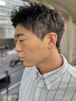 ニコトウキョウ 新宿(nico TOKYO)&nbsp;刈り上げアップバングスパイキーショートパーマスパイラルパーマ