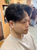 マキシム ナカイ(MAXIM NAKAI)&nbsp;大人ヘア　センターパート　ニュアンスパーマ