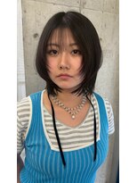 ミース(MIES)&nbsp;レイヤーカット/デザインカラー/なんば/担当者ミナリ