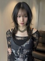 アイヴァン(AIVAN)&nbsp;ハッシュカットミディアム 顔周りレイヤー ミディアムレイヤー