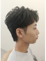 ループ(LOOP)&nbsp;フェザーパーマ風センターパート