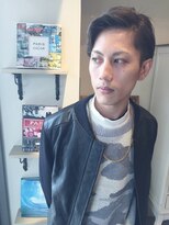 ヘアーデザイン シュシュ(hair design Chou Chou by Yone)&nbsp;★Chouchou★メンズ　グレージュ×アップバング♪