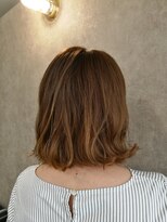 ヘアアンドスパ メロウ(hair and spa mellow)&nbsp;切りっぱなし外ハネボブ