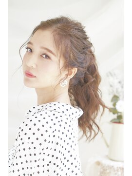 ヘアセットサロンシャルメ 梅田店(Hair Make Salon CHARMER) 中間ポニーテールヘアセット
