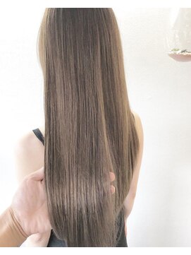 ステア メゾン(stir maison) 『透き通るロングヘア』アッシュベージュ&11種トリートメント