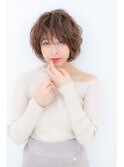 ルーズなくせ毛風無造作カールウルフショートY戸頭30代40代50代