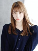 ナル 白山神社参道通り店(nalu) シースルーバングのさらっとストレート