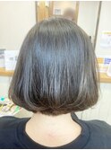【赤みを抑える】マットカラー×大人ボブ