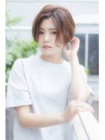 色花&nbsp;ベージュブラウン