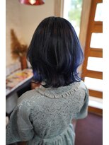 ボアップ 松山店(boappu) #ネイビーカラー#ブルーブラック#ブルーカラー