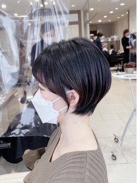 アッシュ 大泉学園店(Ash) 【自然な縮毛矯正】短すぎないショートボブ