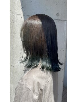 ヘアーランプ(hair Lamp) 【ケアブリーチ】グラデーションカラー（マット・ピスタチオ）