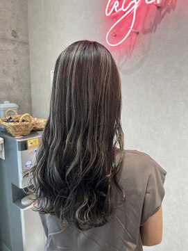 アジールヘア 赤羽駅南口店(agir hair) コントラストハイライト(グレージュ)