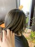 【白髪ぼかし】カット＋ハイライト＋グレイカラー＋ヘアケア ¥14190～