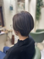ヘアサロン レリー(hair salon relie) 【カラー】シアーベージュ×ハンサムショート　relie 【下関】