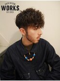 メンズツイストカールパーマカット