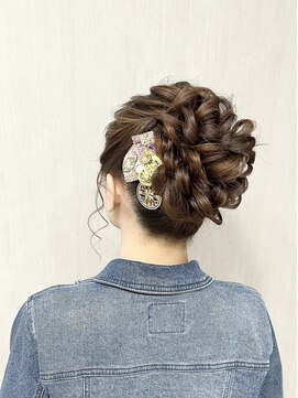 ヘアーメイクサロンアール(hair make salon R) カールアップヘア