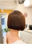 #グレベージュ#アッシュカラー#前髪パーマ#アッシュブラック