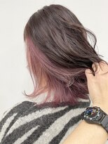 アオアクア バイ グルグル 小岩店(ao akua by GULGUL)&nbsp;シアーピンク×インナーカラー