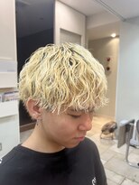 アッシュ 久が原店(Ash)&nbsp;ハイトーンブリーチ波巻きパーマ