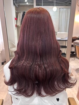 エルバイラビス 大宮(elu by lovis) 《SYUYA》ピンクブラウン/ブリーチなしカラー/ピンクカラー