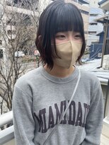 ツイギー 宮西店(TWiGGY) 波巻きボブ×顔まわりウルフ