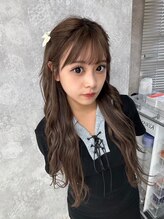 -ONE's NAGOYA VILA-シールエクステ40本の仕上がり[名古屋栄駅/シールエクステ/ダブルカラー/顔周りカット]
