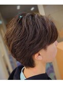 ふんわりセンターパート