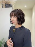 韓国ヘア/顔まわり/韓国レイヤー/前髪カット/小顔/韓国風