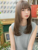 カバーヘア ブリス 戸田公園西口店(COVER HAIR bliss)&nbsp;グレイアッシュレイヤーロングストレートc5戸田公園30代40代!