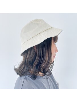 マメ(mame) ハットがかわいいヘアスタイル