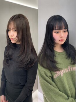 スイ 松戸(SUI)の写真/【松戸駅徒歩30秒/小顔見え】骨格や毛量から、髪の流れを操るバランスカットで簡単セットで美シルエット◎