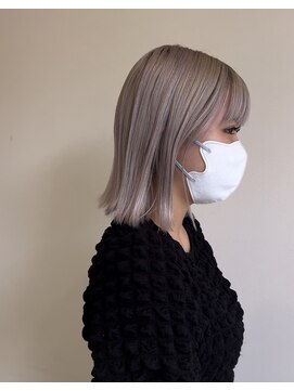 ビビグランジュテ(BiBi) 高知 南国市 BiBi glandjete 透明感カラー 切りっぱなし ボブ