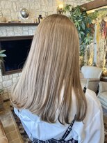 シャル 町田(shalu)&nbsp;ミルクティーベージュ　ホワイトパール