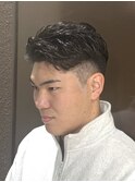 メンズ スパイラルパーマ オールバック 【RANDY】