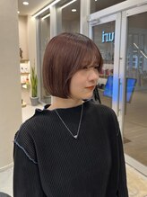 エクリジユウガオカ(equri Jiyugaoka) 【自由が丘】韓国ボブ/20代/30代/40代/50代/ピンクブラウン