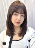 レイヤーカット/ワンカール/髪質改善/顔周りカット/ミディアム
