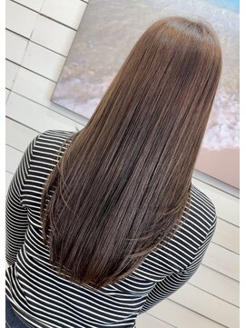 ラニハナクドウ(lanihana.kudo) +＊～キラテラカラー施術【オリーブベージュ】～＊+