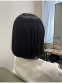しばれる長さのツヤボブ◎髪質改善トリートメント◎