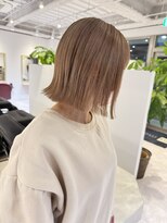 マルフェ 天王寺(marfe)&nbsp;ミルクティーベージュハイトーンケアブリーチ透明感カラー