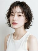 20代/モテ髪/小顔カット/薄めバング/イメチェン/大人可愛い/上田