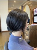 ショート×ボブ