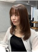 レイヤーカット/中性ストレート